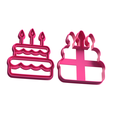 torta cortante img oficial.png birthday cake cookie cutter - cortante de torta pastel de cumpleaños
