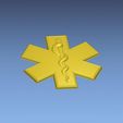 5.jpg AMBULANCE SYMBOL 3D STL FILE