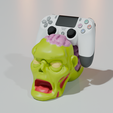 Halloween-Zombie-Head-Universal-Controller-Gamepad-Stand-1.png Halloween Zombie Head Universal Controller Gamepad Stand / Holder
