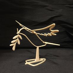 Dove of peace_preview_0.jpg Fichier STL Colombe de paix・Objet pour impression 3D à télécharger