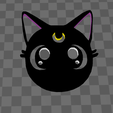 Gato-Sailor-Moon-para-decoración.png 3D file Sailor Moon Cat For Decoration😸・3D printer design to download