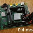 Pi4mount1.jpg Cooling Fan Mount for Raspberry Pi 3 and 4