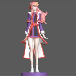 1.jpg LACUS CLYNE GUNDAM SEED DESTINY ANIME STATUE FOR 3D PRINT