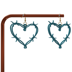 Screenshot-2023-05-08-210754.png STL file HEART EARRINGS・3D print object to download