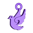 animal09.stl pendentif oiseau