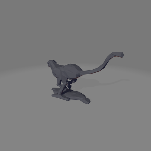 PUMA2.png Running Cougar - Low Poly - Decor