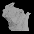 4.png Topographic Map of Wisconsin – 3D Terrain