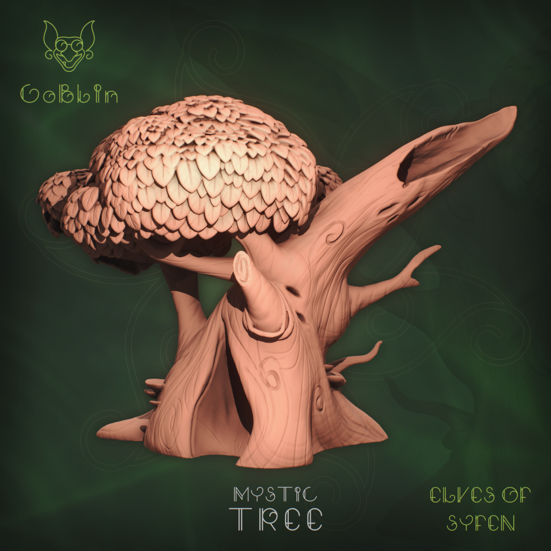 BF OD Ta M2STRC ELVES OF TREE SYREN Archivo 3D Árbol místico - Elfos de Syfen・Objeto imprimible en 3D para descargar, GoblinArtStudios