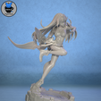 Mythra-Grey_2.png Mythra - Xenoblade 2 Chronicles Game Figurine STL for 3D Printing