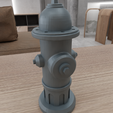 HighQuality3.png 3D Fire Hydrant with 3D Stl Files and Gifts for Him & Home Decor, 3D Printing, One of a Kind, 3D Printed Decor, Digital Art, 3D Art