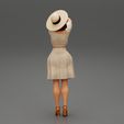 Girl-0002.jpg Elegant Woman Modern Style Fashion Posing in Hat 3D print model