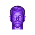 ThorHeadInfinity2_ShortNeck.stl Thor Head - Chris Hemsworth - Avenger - Infinity War 3D print model