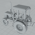 11.png MTZ 1025  tractor model