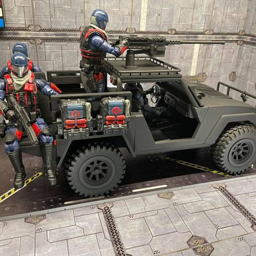 👽 GI Joe Cobra Stinger Mule Custom Vehicle・ STL File for ・Cults