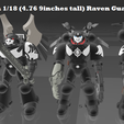 Custom-1-18-Raven-Guard-Trio.png Custom 1/18 (4.76 inches tall) Raven Guard Space Marine Trio