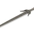 7.jpg Zirael Ciri sword Witcher 3 cosplay prop 3D print model