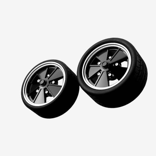 BRM2-Wheel-v152.png KIT DE RODAS BRM2 PARA MODELOS 1/24 - 1/25 - VW Bugs