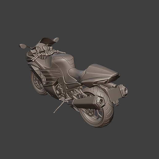 テーザーガン レプリカ 3D 🥷 Kawasaki ZX14R 2012 3D Model・ STL File for 3D printing・Cults