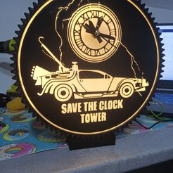314222187_3440238576298907_5334929231783351116_n.jpg STL file BACK TO THE FUTURE CLOCK LAMP・3D printing design to download