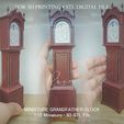 Miniature-Grandfather-Clock-2.jpg MINIATURE Grandfather Clock | Witch's Room Miniature Furniture Collection