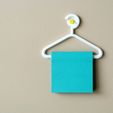 tosh.jpg Бесплатный STL файл Sticky Note Hanger・Дизайн 3D-печати для загрузки