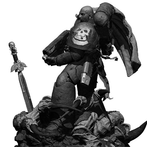 🛰 SPACE MARINE - RETRIBUTOR・ STL File for 3D printing・Cults