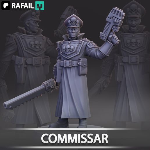 🔨 Commissar・ 3D File for 3D printing・Cults