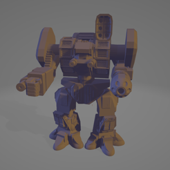 c48a455a-5bc7-4d8c-8a39-eb25caf5c71c.png Fichier 3D gratuit TDR-25X Thunderstruck Mecha・Objet imprimable en 3D à télécharger