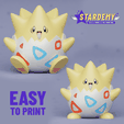 togepi011.png Togepi Pokemon Easy to Print