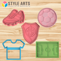 RIVER-KIT.png STL file River Plate cookie and dough cutters - Cookies - PACK・3D printing design to download