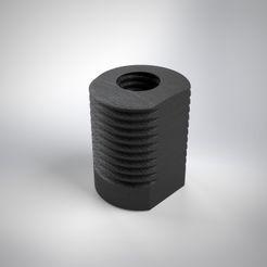 M8-M18.jpg 3MF file Shift knob adapter M8x1.25 to M18x1.5・Design to download and 3D print