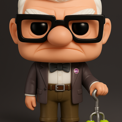 ⬆️ Carl Fredricksen - Grandpa Up Movie・ STL File for 3D printing・Cults