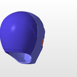 back.png power rangers lost galaxy blue ranger helmet stl file for 3d printing