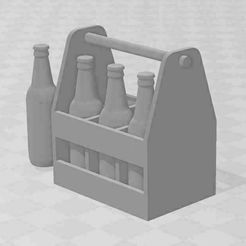 Capture-2.jpg Файл STL Beer crate 1/10・Шаблон для загрузки и 3D-печати