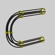 C-shape.png Steel Ball Marble Track [Magnetic Door/Plate on wall needed] VOL.2