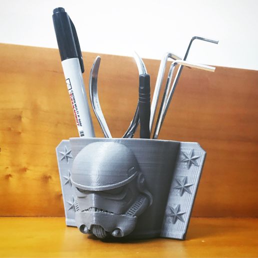 PENCIL HOLDER -STORM TROOPWE - STAR WARS - 3D model önizlemesi