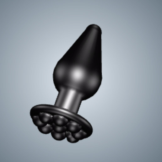 anal plug close up Sinful Jewel Metal Butt Plug Medium 8 cm