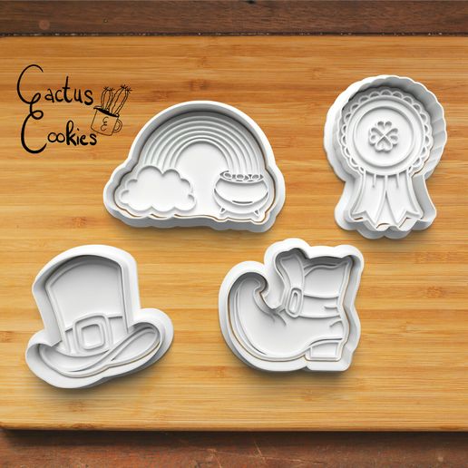 St. Patrick's Day Cookie Cutter set 0286