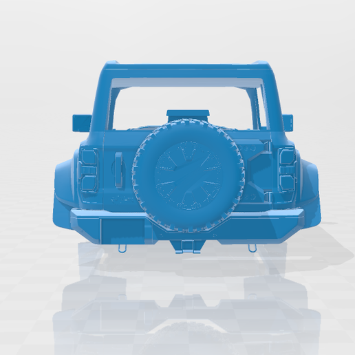 🚙 Ford Bronco Raptor Two-Door 2022 - Full Body Car Model for 3D ...