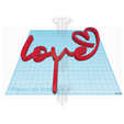 Topper-love-01-p.png Valentines pack love cake topper for love cake