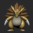 sandslash-1.jpg Pokemon - Sandshrew and Sandslash with 2 poses