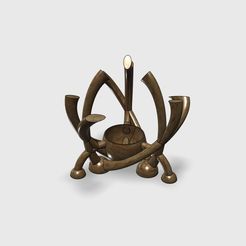 Untitled.png Free 3D file Trident Vase Supportless・3D printer design to download, Alajaz