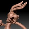 bugs-bunny-keychain-3d-model-obj-stl-ztl-1.jpg Bugs Bunny Keychain