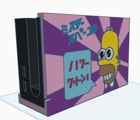 case dock nintendo switch mr chispa case dock mr sparkle 3D model