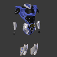 psycho.png power rangers inspace psycho suit with helmet stl file