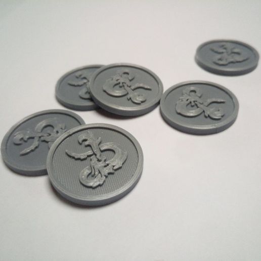 STL file Simple flat Inspiration Token・3D printing design to download・Cults