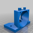 Hotend_fan_ir_e3dv6_ir1-1.png Fan duct and Mini Differential IR sensor mount for E3Dv6 hot end with commonly used mounting plate