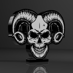 2022-05-10-03_18_41-Autodesk-Fusion-360-Personnelle-Non-destinée-à-un-usage-commercial.png STL file skull and crossbones lamp・3D printing model to download