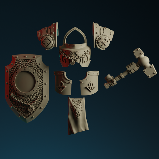 Drake Themed Addon Parts for Heavy Armour