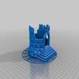 Castle_Bottom_V2_by_Mehdals_Print_at_100_Infill.png Floating Castle for Aquarium